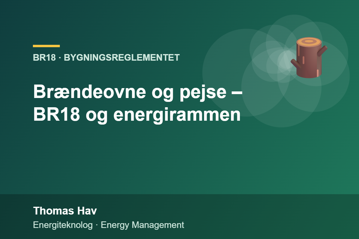 Brændeovne og pejse – BR18 og energirammen