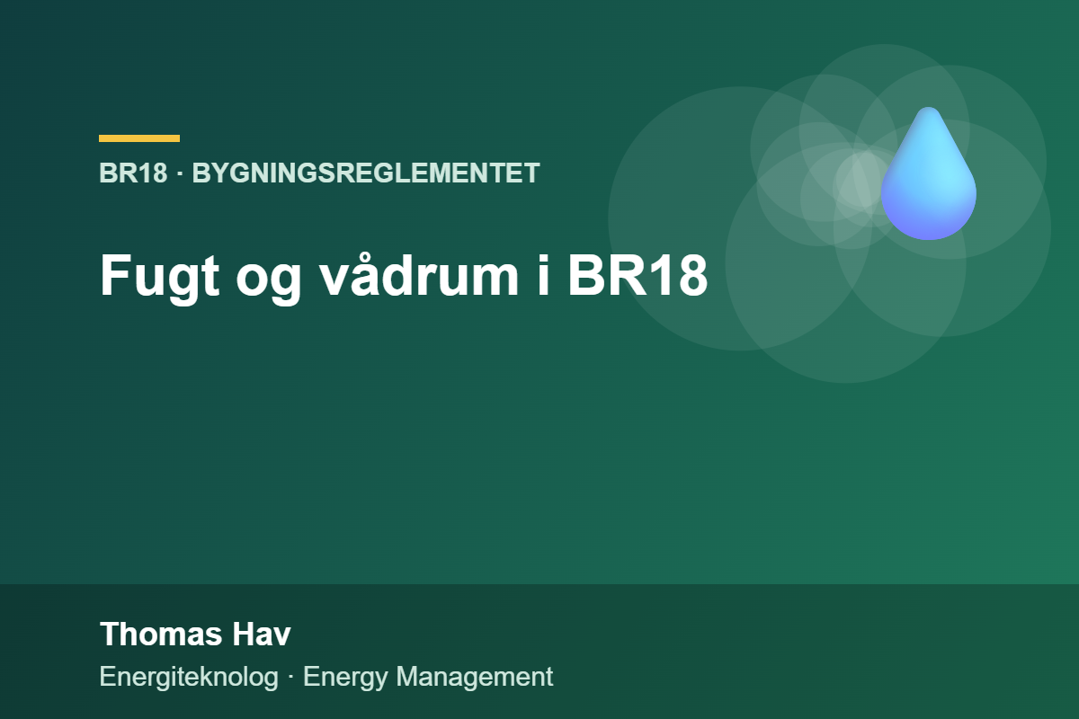Fugt og vådrum i BR18