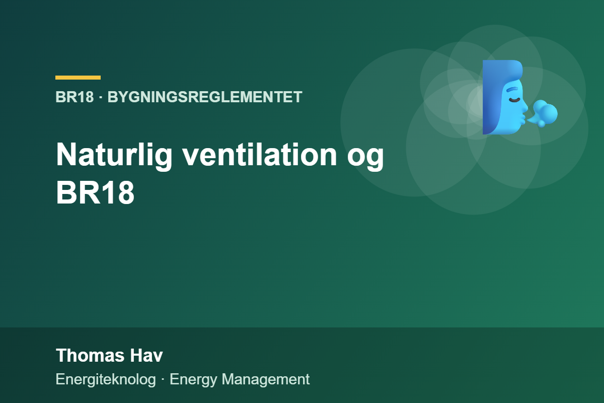 Naturlig ventilation og BR18