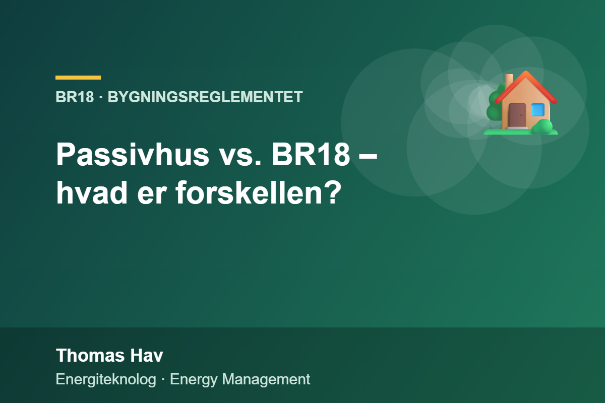 Passivhus vs. BR18 – hvad er forskellen?