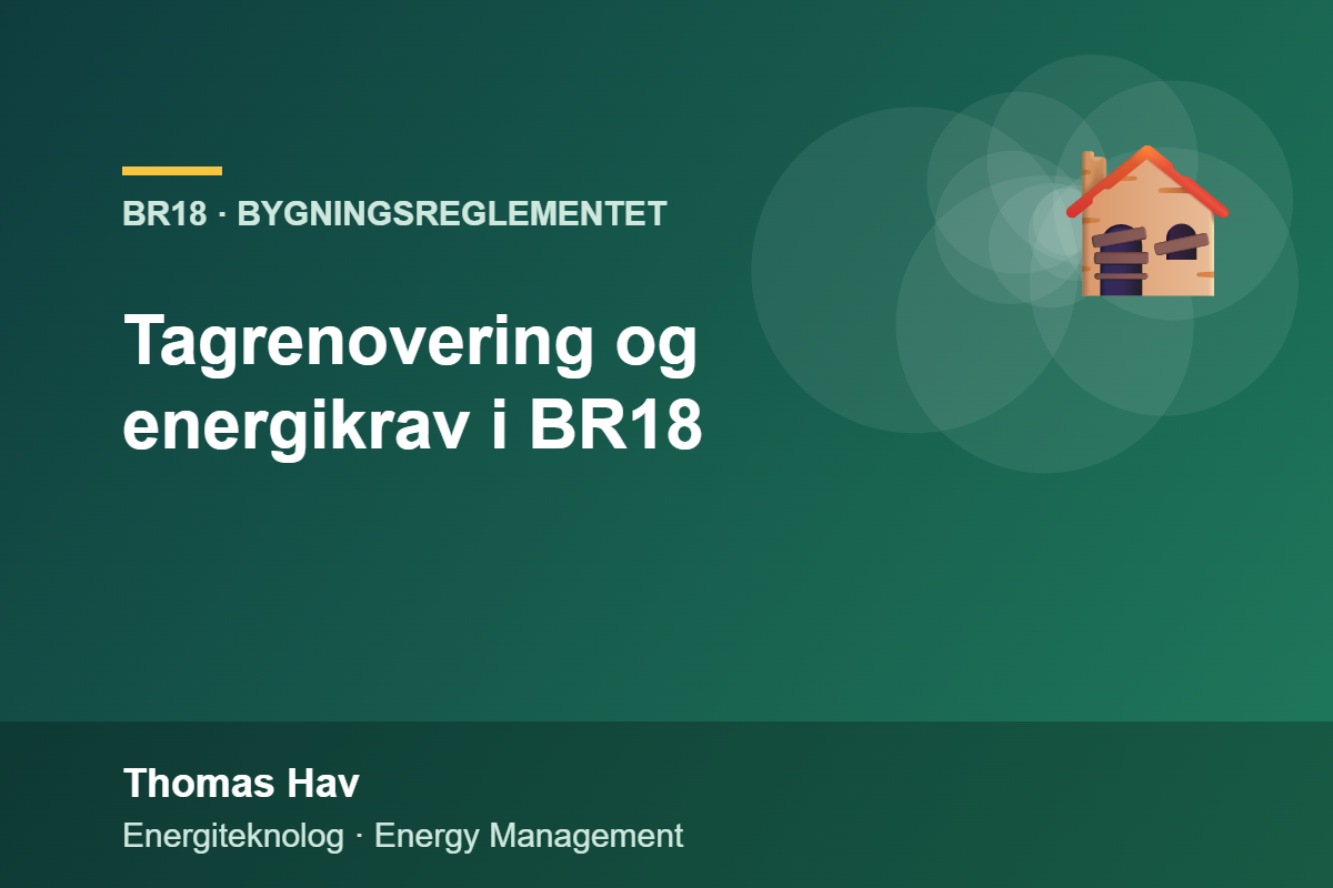 Tagrenovering og energikrav i BR18