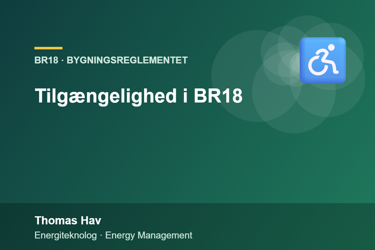 Tilgængelighed i BR18