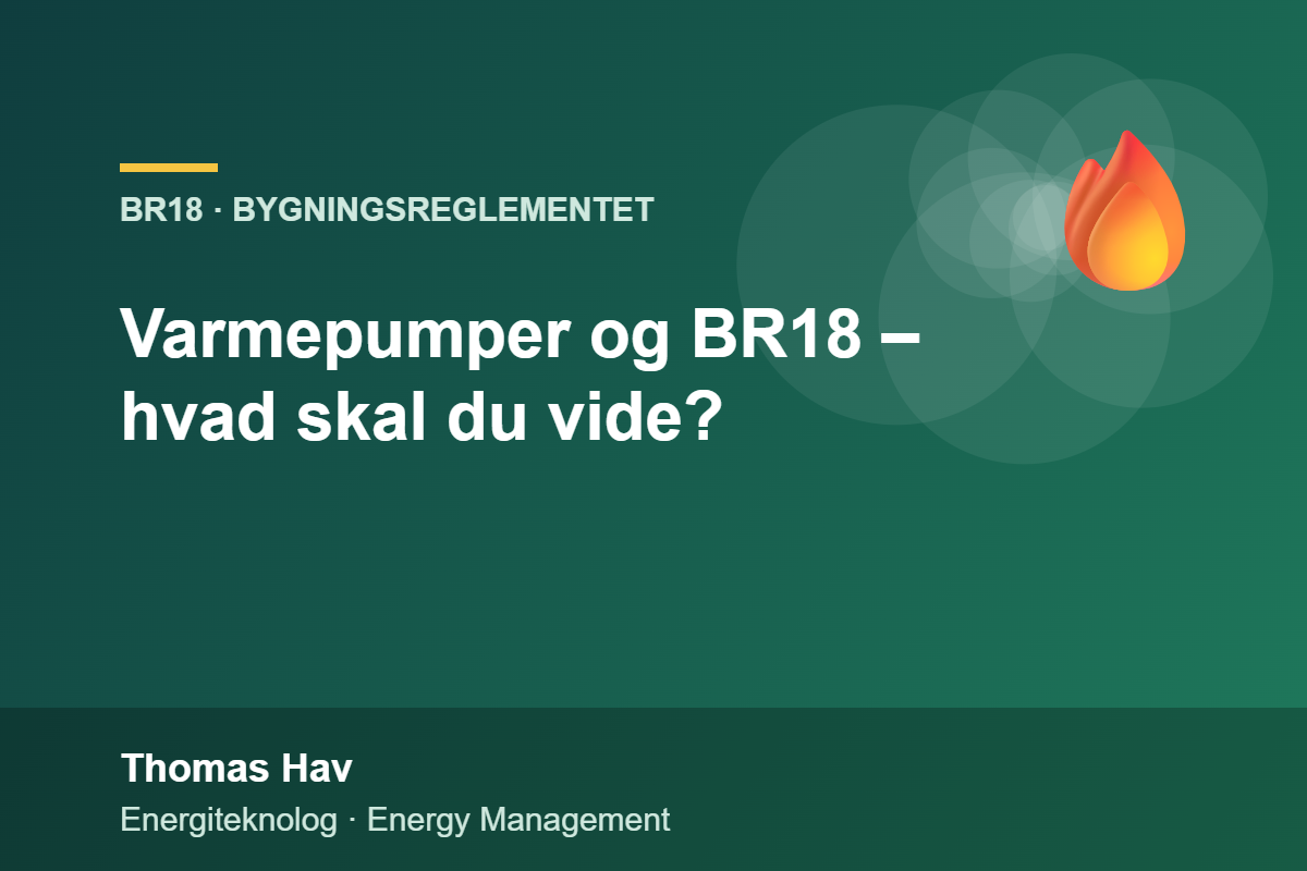 Varmepumper og BR18 – hvad skal du vide?